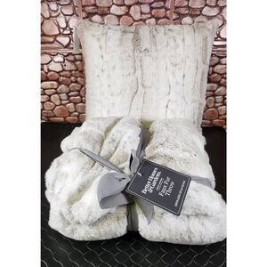Better Homes and Gardens Snow Leopard Throw and Accent Pillow